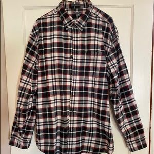Eddie Bauer.  Men’s plaid shirt